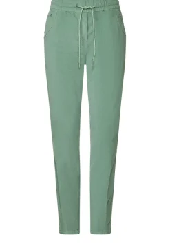 Cecil Hosen*Casual Fit Babycord Hose clear sage green
