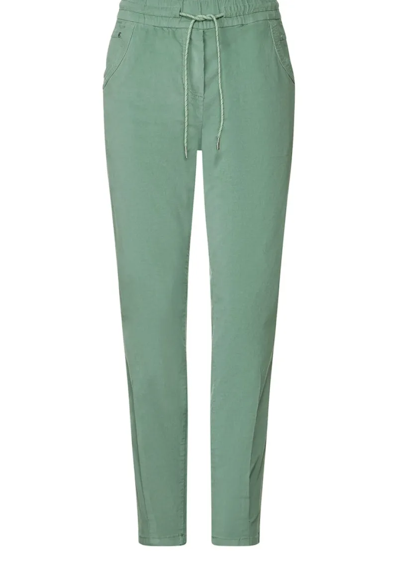 Cecil Hosen*Casual Fit Babycord Hose clear sage green