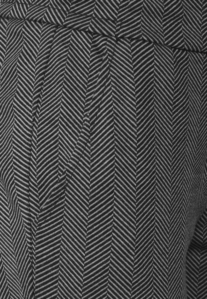 Cecil Hosen*Casual Fit Cargohose Black