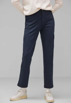 Street One Hosen*Casual Fit Chino Hose deep blue