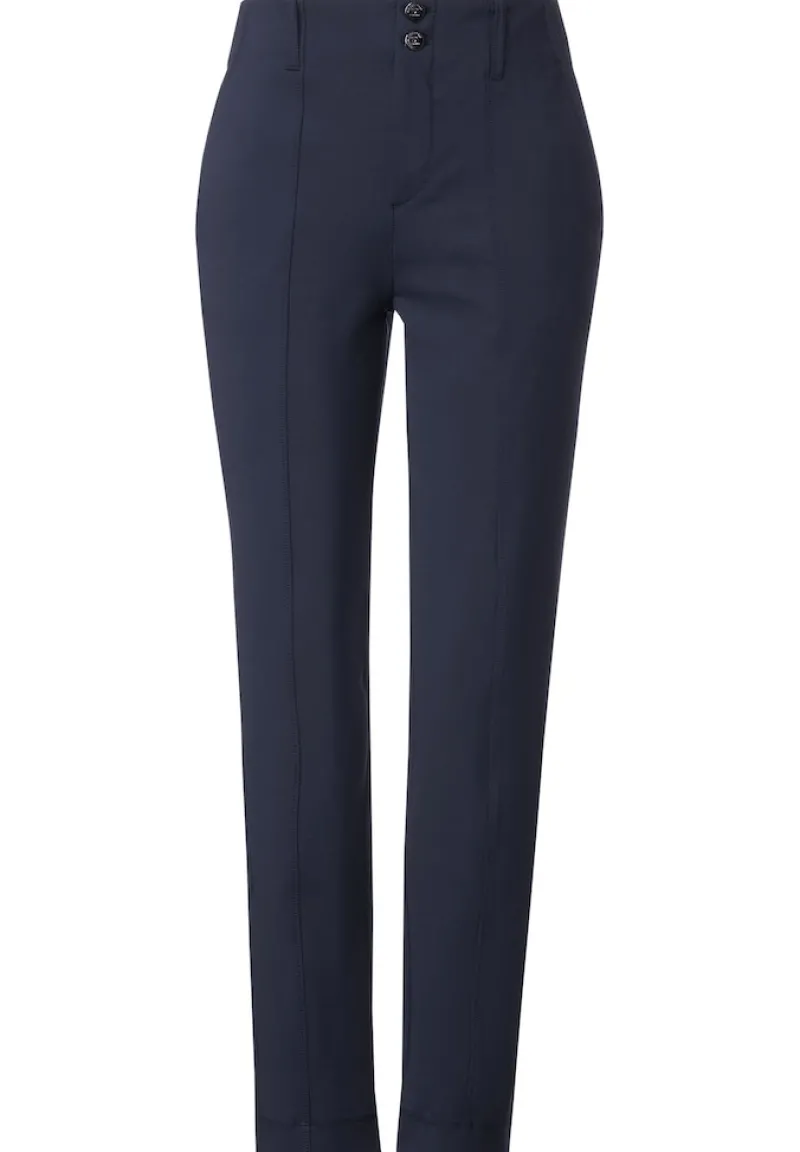 Street One Hosen*Casual Fit Chinohose deep blue