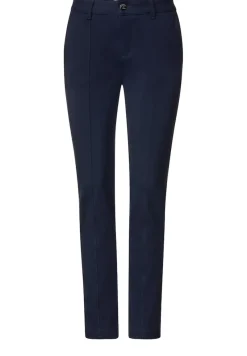 Street One Hosen*Casual Fit Chinohose deep blue