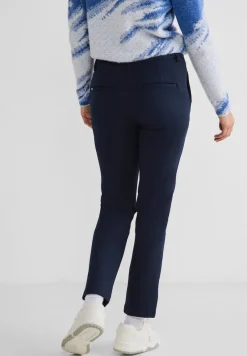 Street One Hosen*Casual Fit Chinohose deep blue