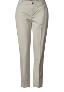 Street One Hosen*Casual Fit Chinohose dolomite stone