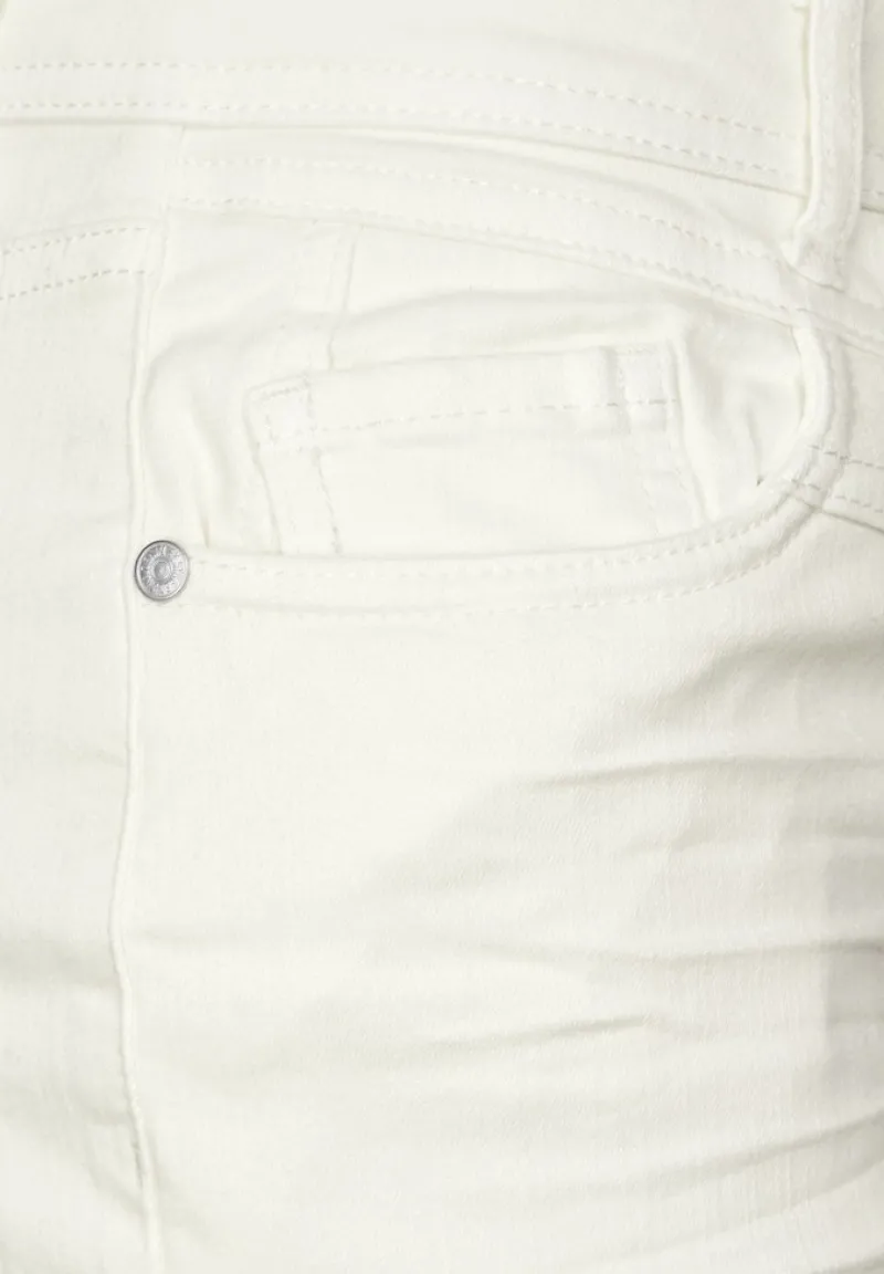 Street One Jeans*Casual Fit Culotte Jeans soft ecru washed