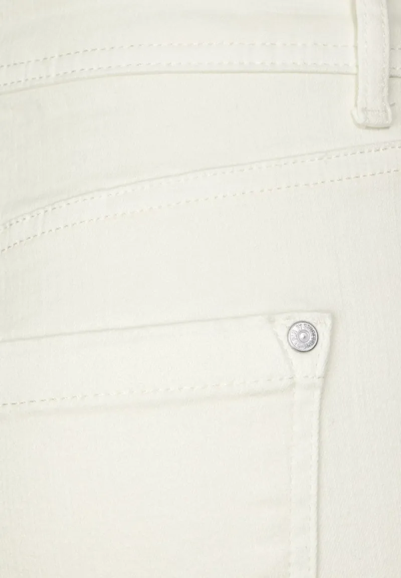 Street One Jeans*Casual Fit Culotte Jeans soft ecru washed
