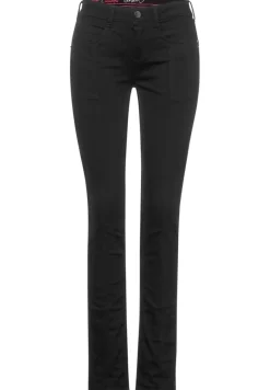 Street One Jeans*Casual Fit Denim in black black soft wash