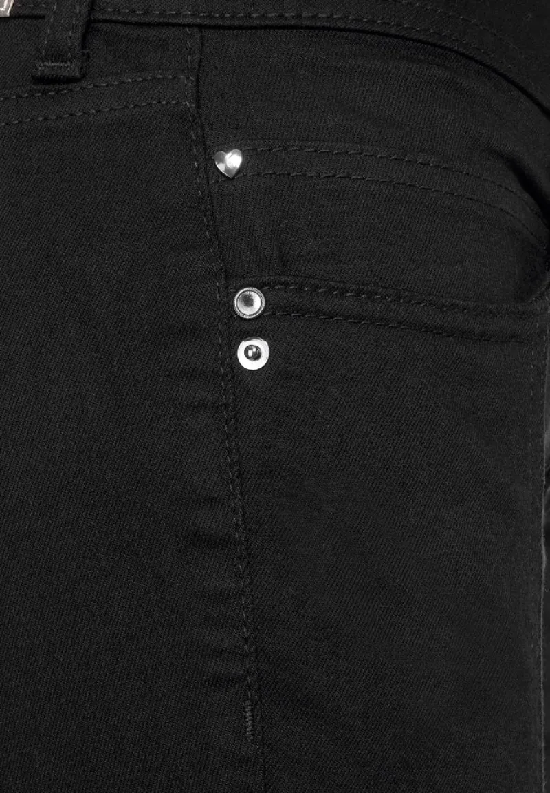Street One Jeans*Casual Fit Denim in black black soft wash