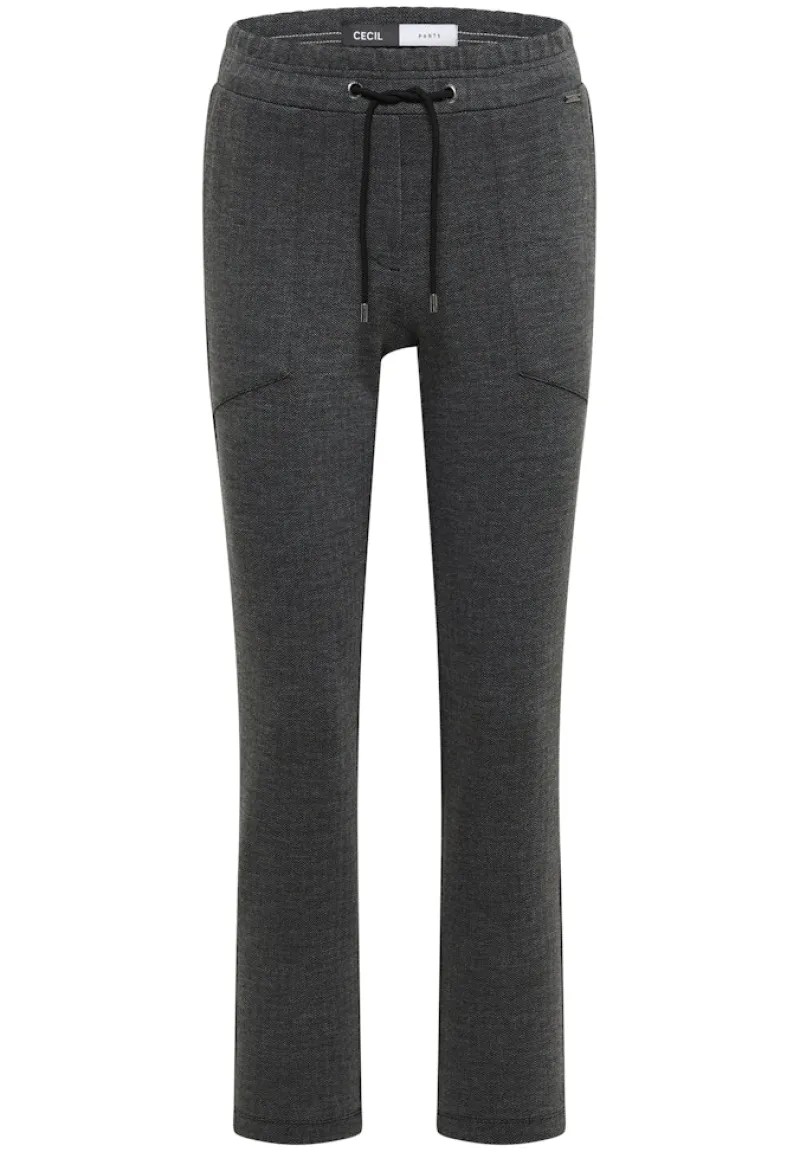 Cecil Hosen*Casual Fit Hose Black