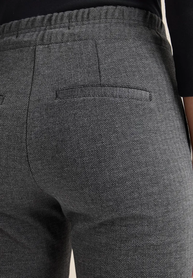 Cecil Hosen*Casual Fit Hose Black