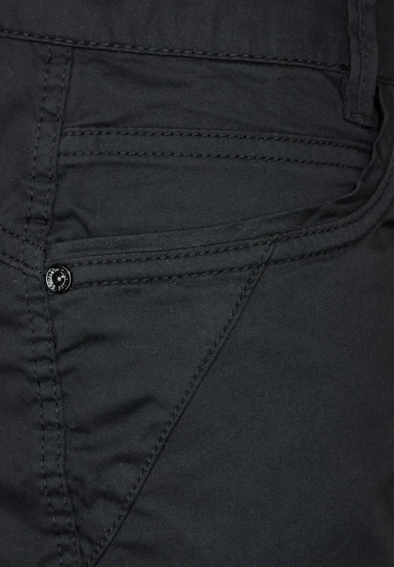 Street One Hosen*Casual Fit Hose Black