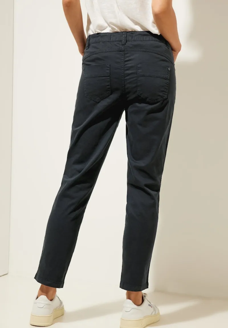 Street One Hosen*Casual Fit Hose Black