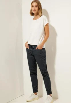 Street One Hosen*Casual Fit Hose Black