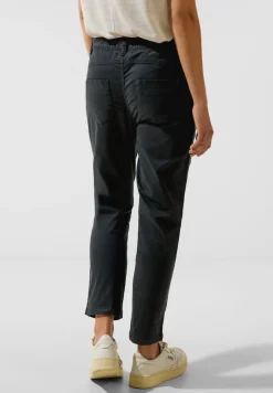 Street One Hosen*Casual Fit Hose Black