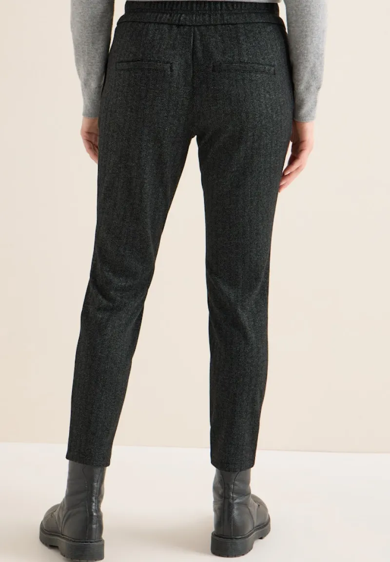 Cecil Hosen*Casual Fit Hose Black