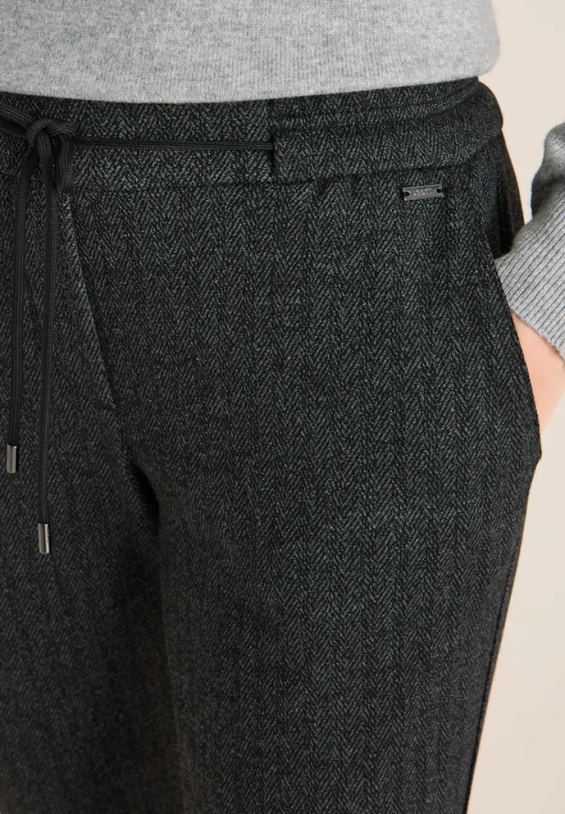 Cecil Hosen*Casual Fit Hose Black