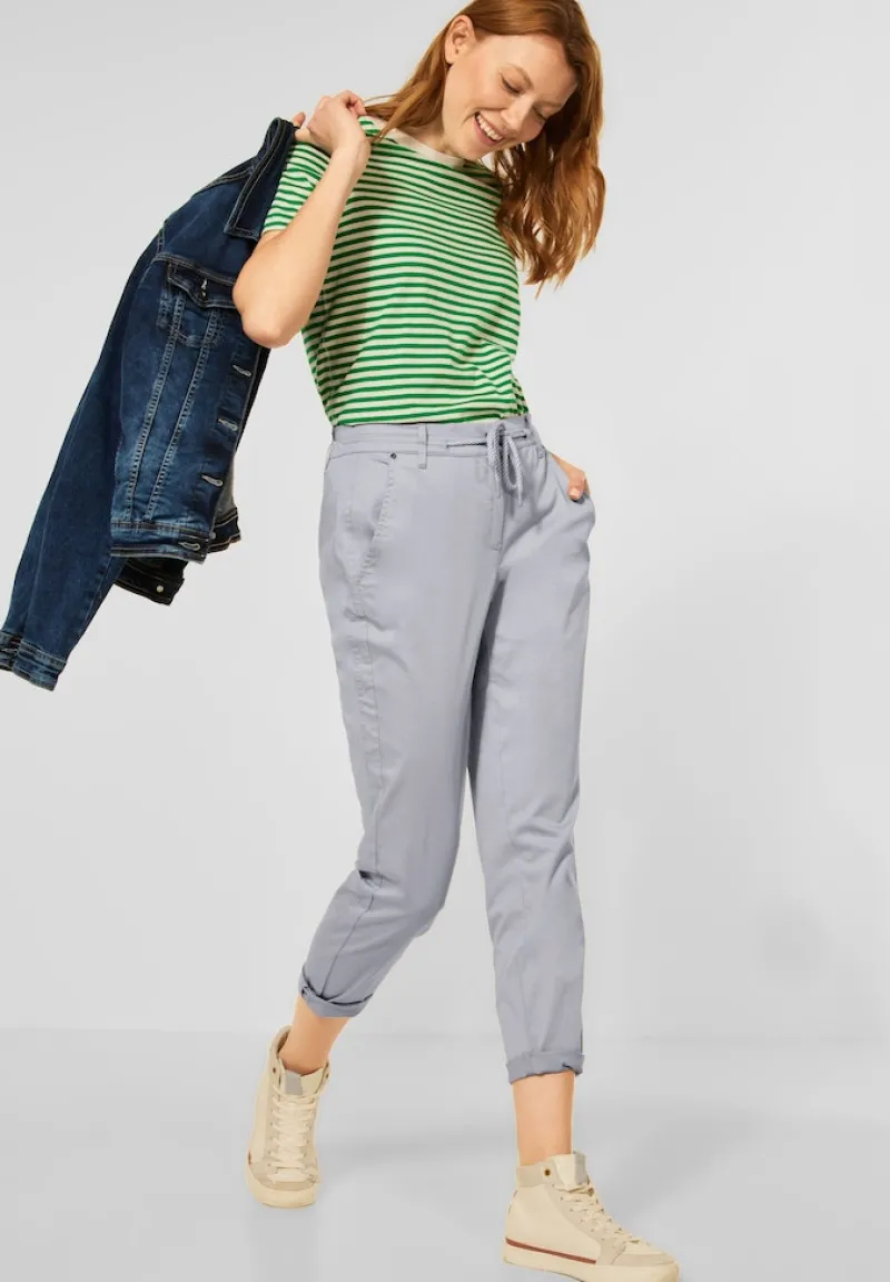Cecil Hosen*Casual Fit Hose cool silver