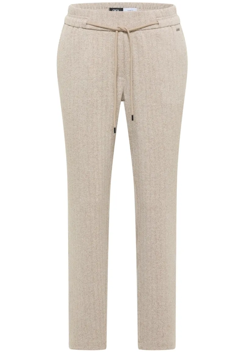 Cecil Hosen*Casual Fit Hose creamy white
