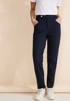 Street One Hosen*Casual Fit Hose deep blue