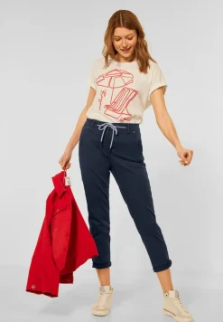 Cecil Hosen*Casual Fit Hose deep blue
