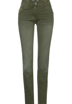 Cecil Hosen*Casual Fit Hose in Inch 32 utility olive
