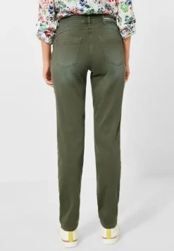Cecil Hosen*Casual Fit Hose in Inch 32 utility olive