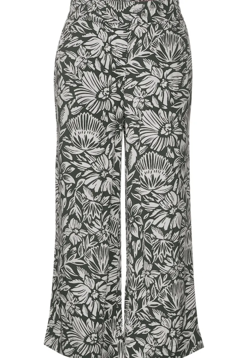 Cecil Shorts*Casual Fit Hose mit Print easy khaki