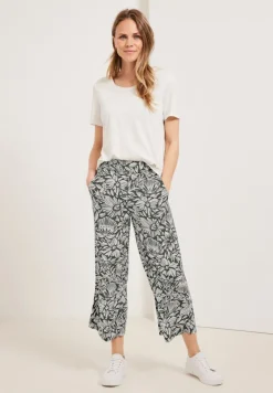 Cecil Shorts*Casual Fit Hose mit Print easy khaki