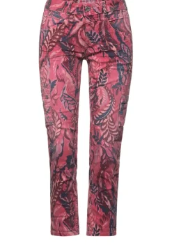 Street One Shorts*Casual Fit Hose mit Print floral aop washed