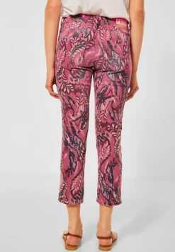 Street One Shorts*Casual Fit Hose mit Print floral aop washed