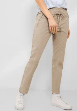 Cecil Hosen*Casual Fit Hose mit Stretch authentic beige