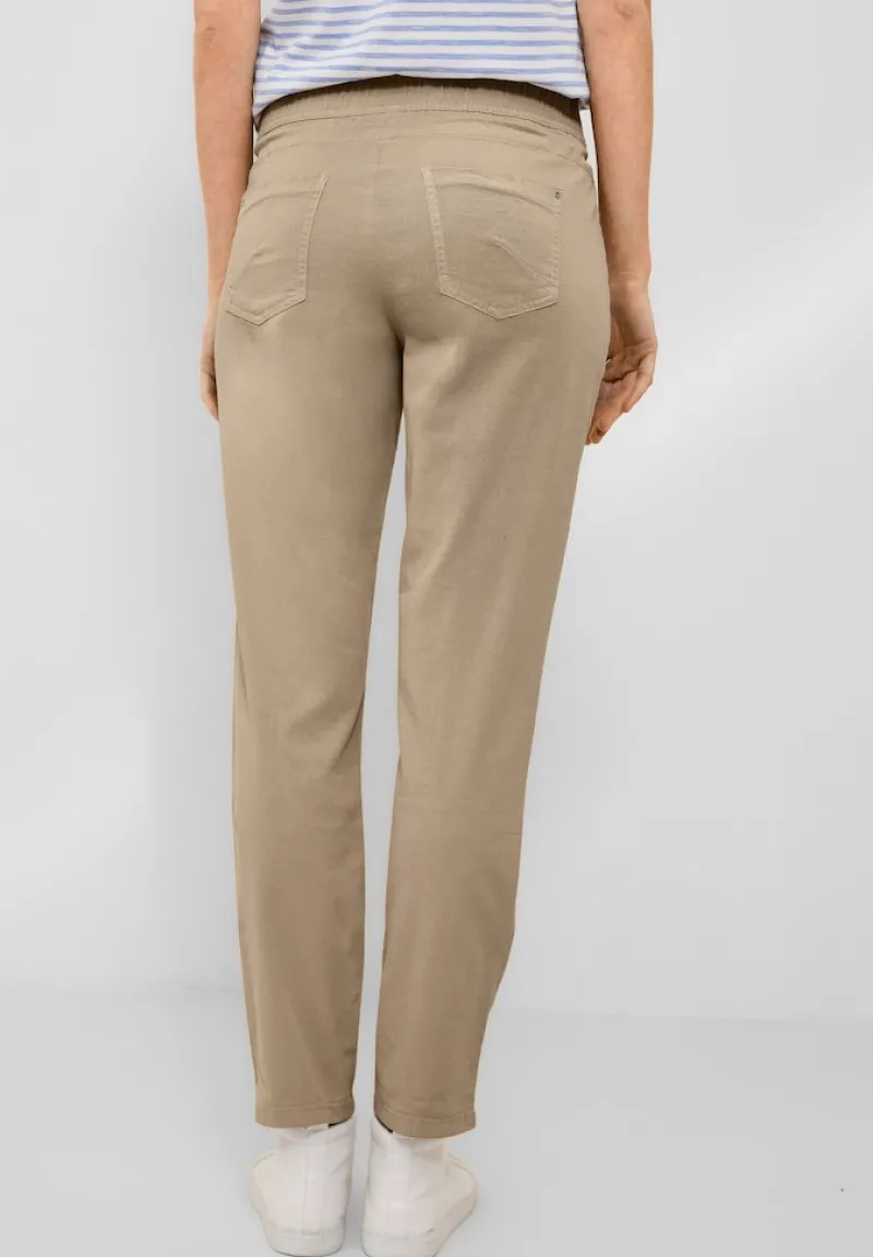 Cecil Hosen*Casual Fit Hose mit Stretch authentic beige