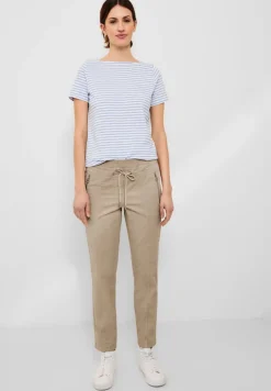 Cecil Hosen*Casual Fit Hose mit Stretch authentic beige