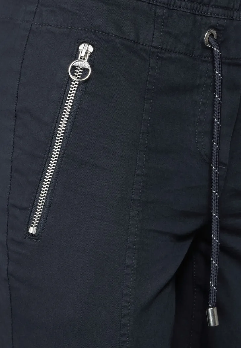 Cecil Hosen*Casual Fit Hose mit Stretch deep blue
