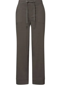 Street One Hosen*Casual Fit Hose mit Turn-Up nomad brown