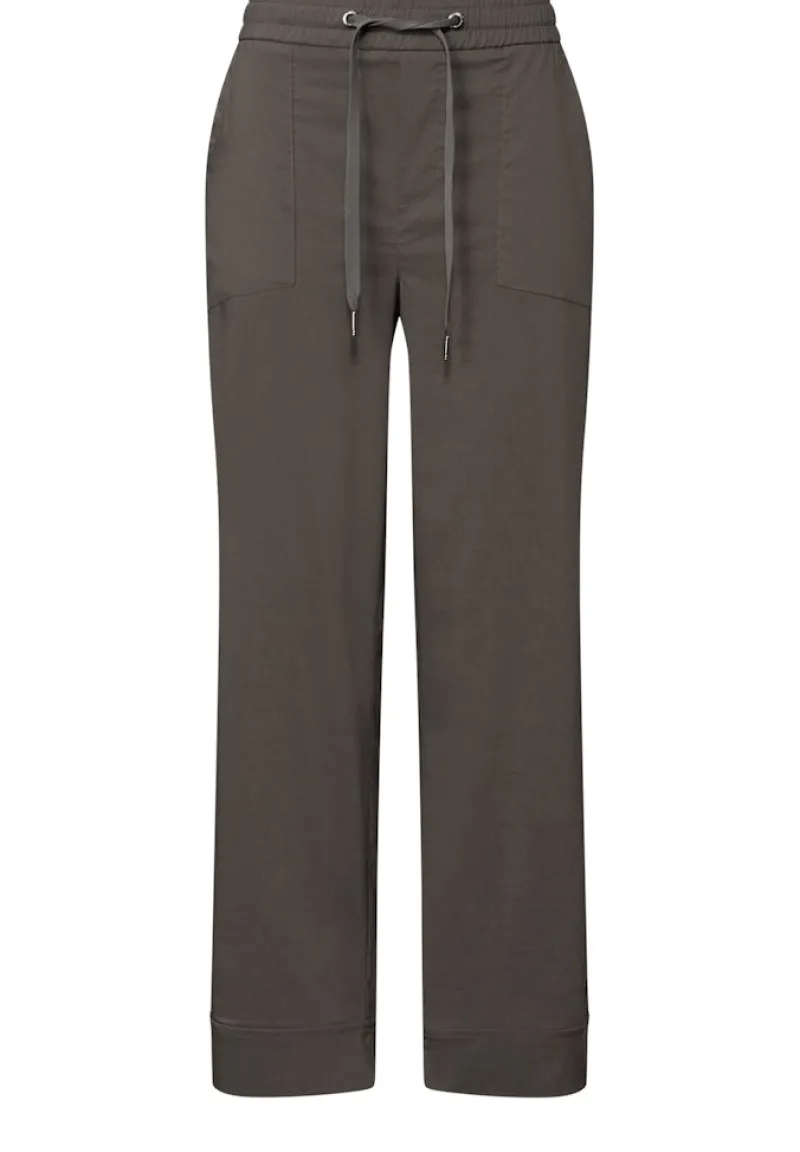 Street One Hosen*Casual Fit Hose mit Turn-Up nomad brown