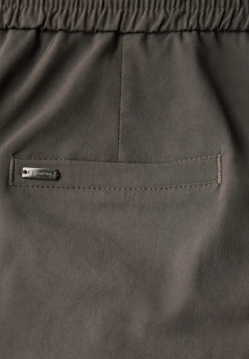 Street One Hosen*Casual Fit Hose mit Turn-Up nomad brown