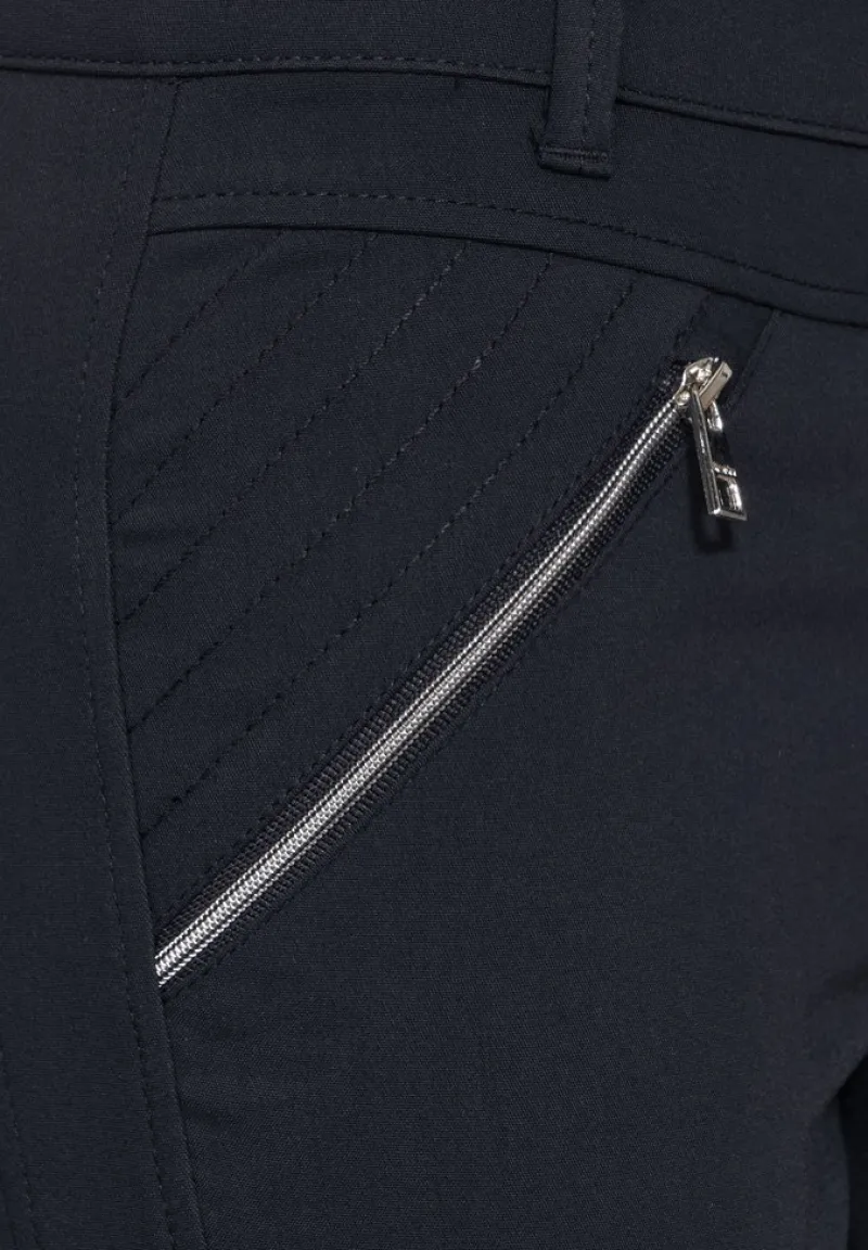 Street One Hosen*Casual Fit Hose mit Zipper dark vintage blue