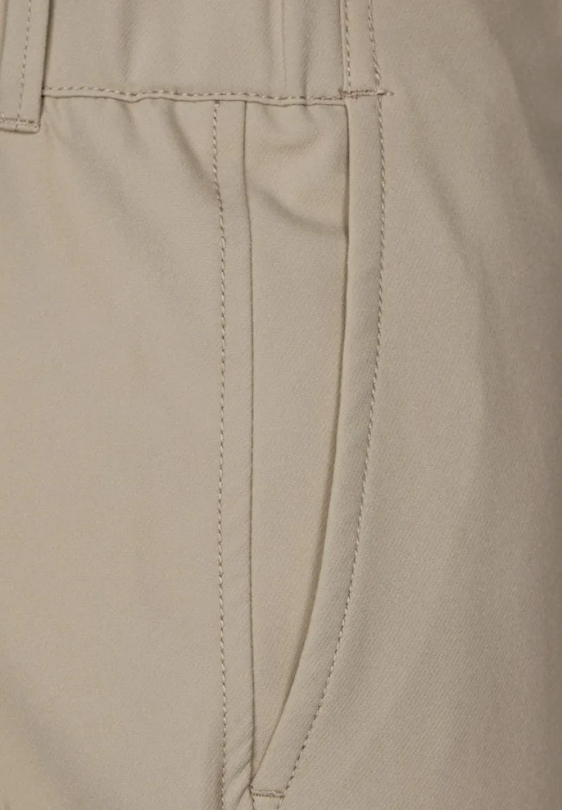 Street One Hosen*Casual Fit Hose safari beige