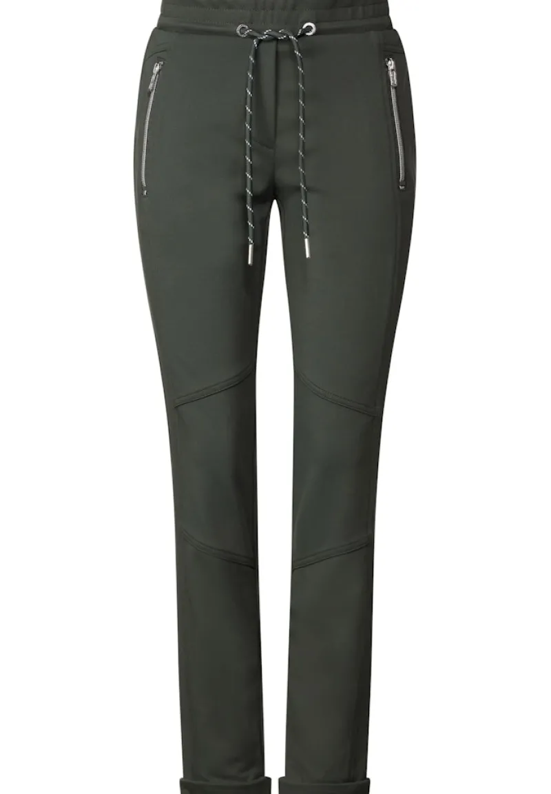 Cecil Hosen*Casual Fit Hose strong khaki