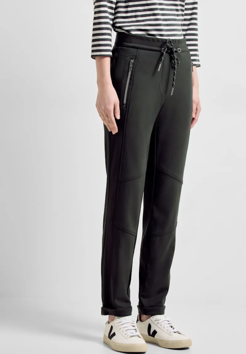 Cecil Hosen*Casual Fit Hose strong khaki