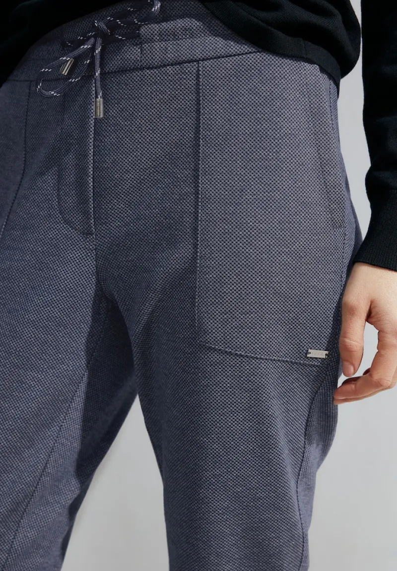 Cecil Hosen*Casual Fit Hose universal blue