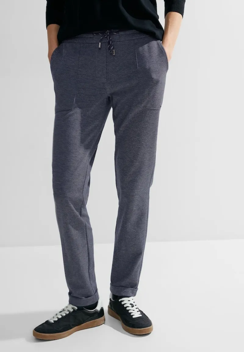 Cecil Hosen*Casual Fit Hose universal blue
