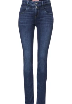 Street One Jeans*Casual Fit indigo Jeans mid indigo random wash
