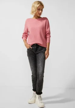 Street One Jeans*Casual Fit Jeans black random wash