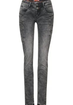 Street One Jeans*Casual Fit Jeans black random wash