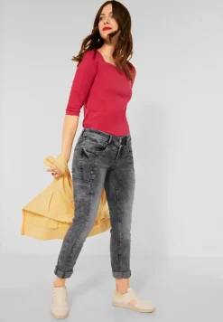 Street One Jeans*Casual Fit Jeans black random wash