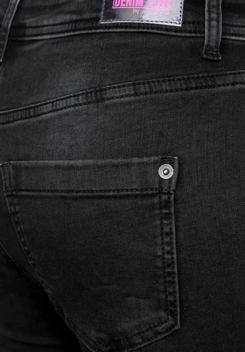 Street One Jeans*Casual Fit Jeans black washed