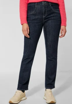 Street One Jeans*Casual Fit Jeans dark blue rinsed wash