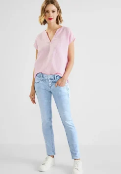 Street One Jeans*Casual Fit Jeans heavy random bleach